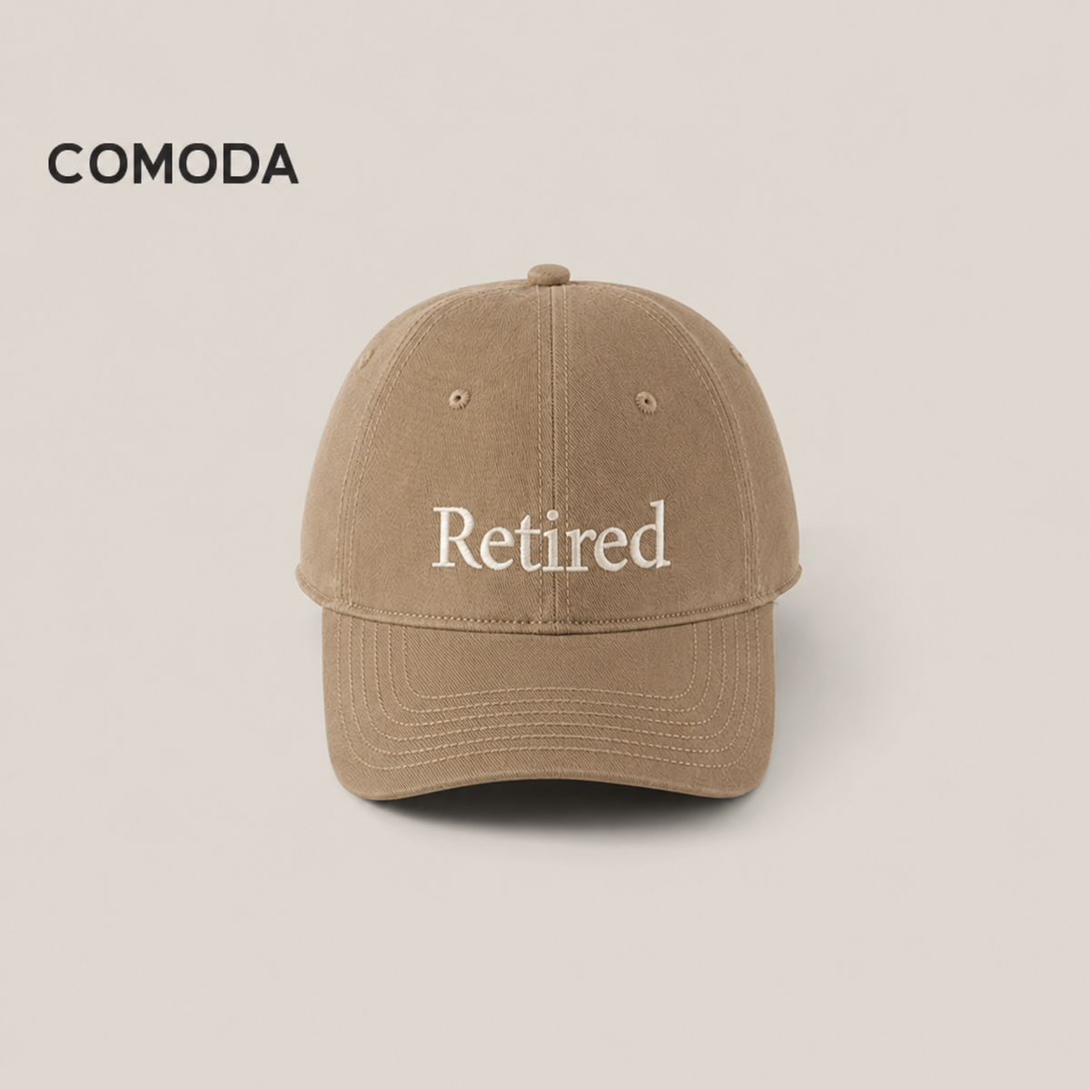 COMODA Retired Embroidered Baseball Cap – Unisex