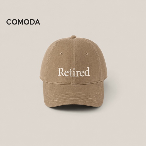 COMODA Retired Embroidered Baseball Cap – Unisex
