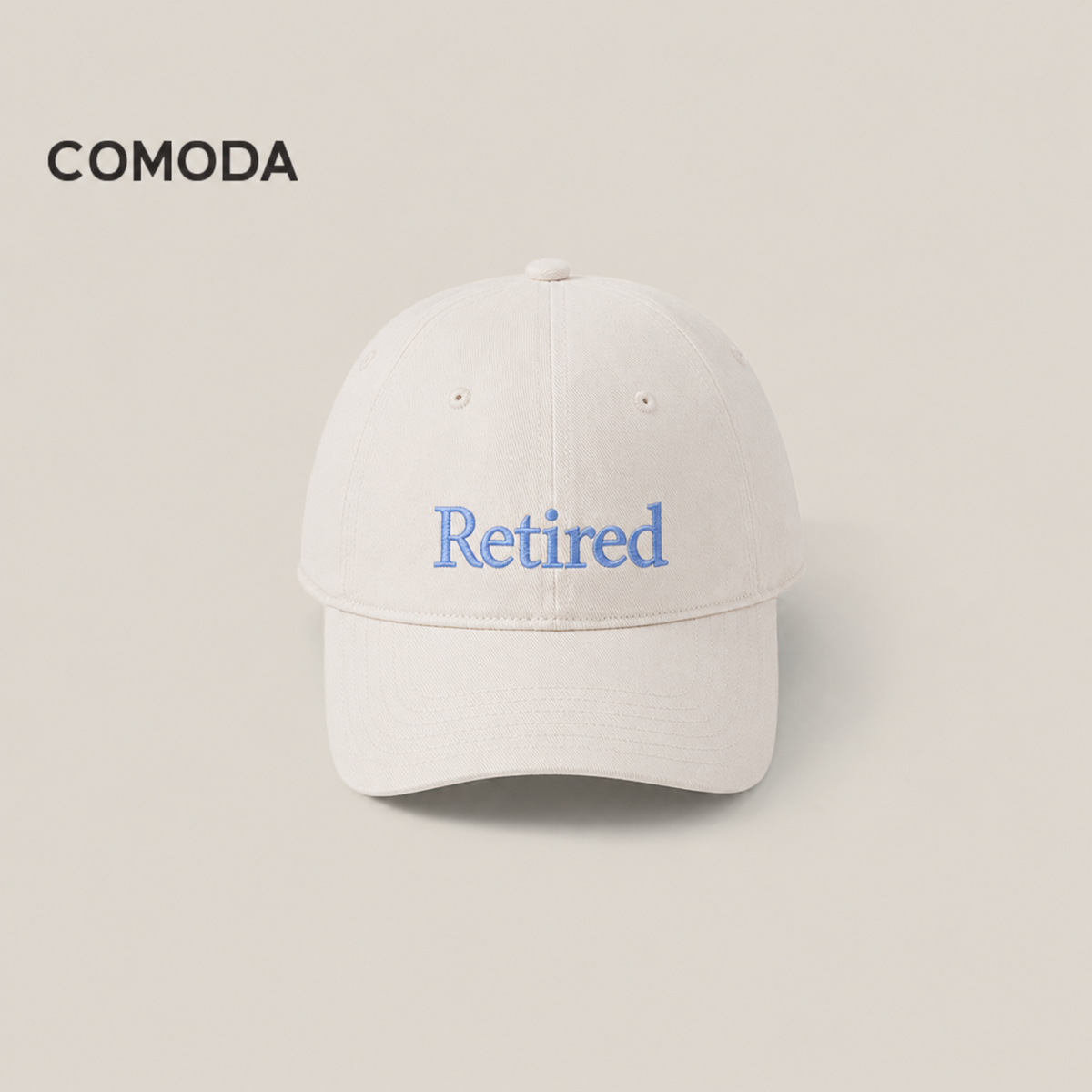 COMODA Retired Embroidered Baseball Cap – Unisex