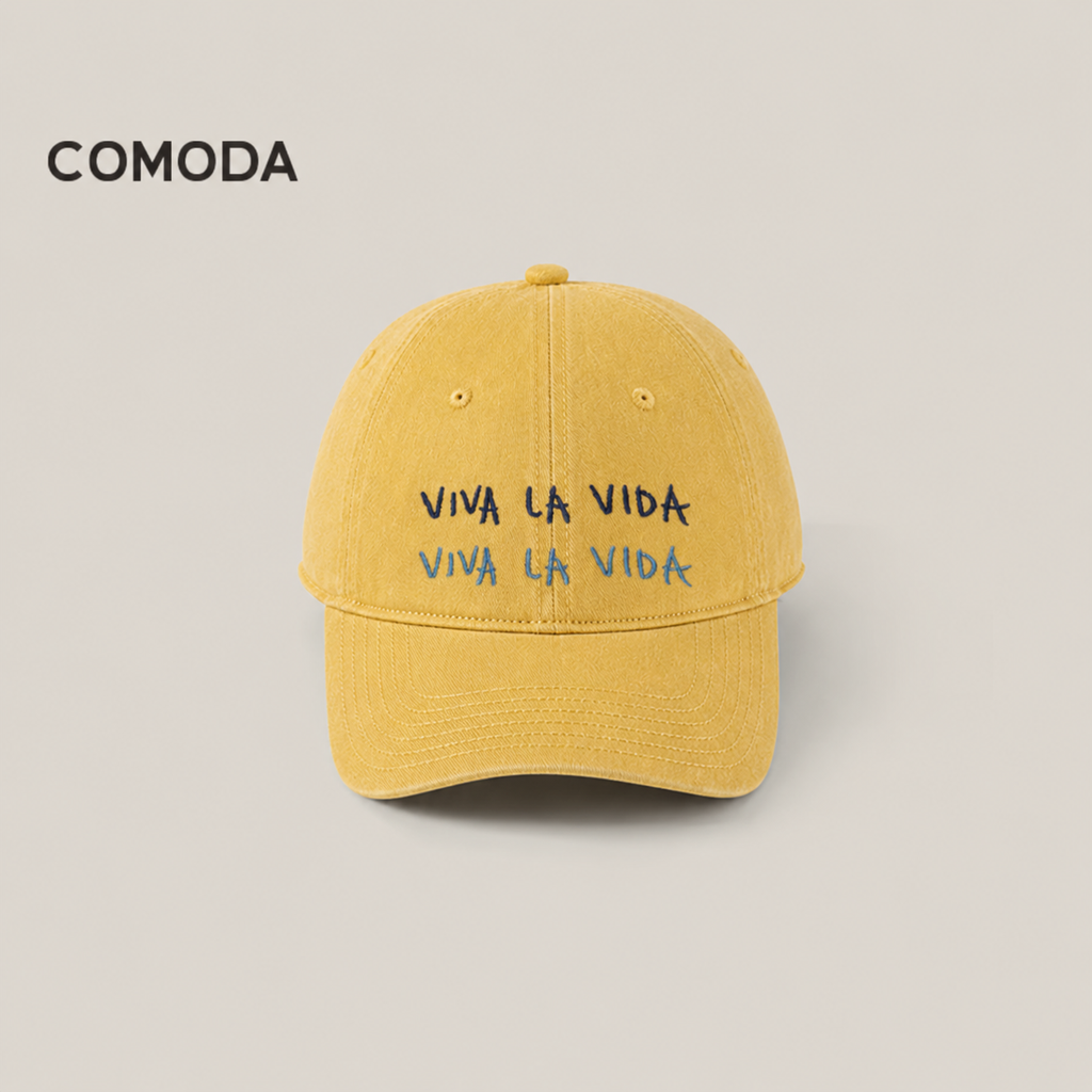 COMODA Viva La Vida Embroidered Baseball Cap – Unisex