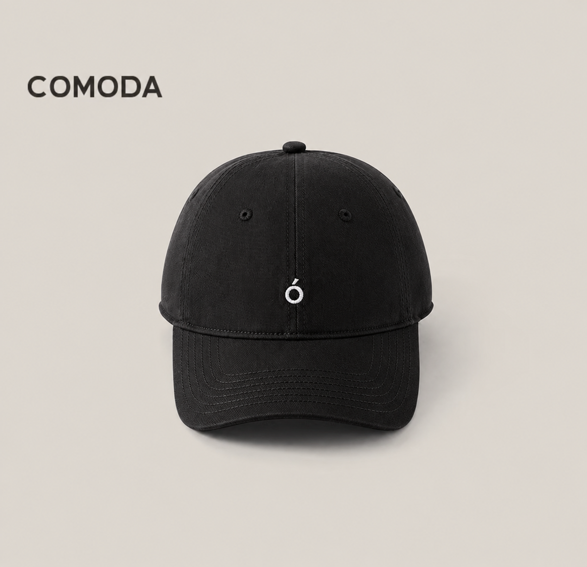 COMODA Signature O Embroidered Baseball Cap – Unisex